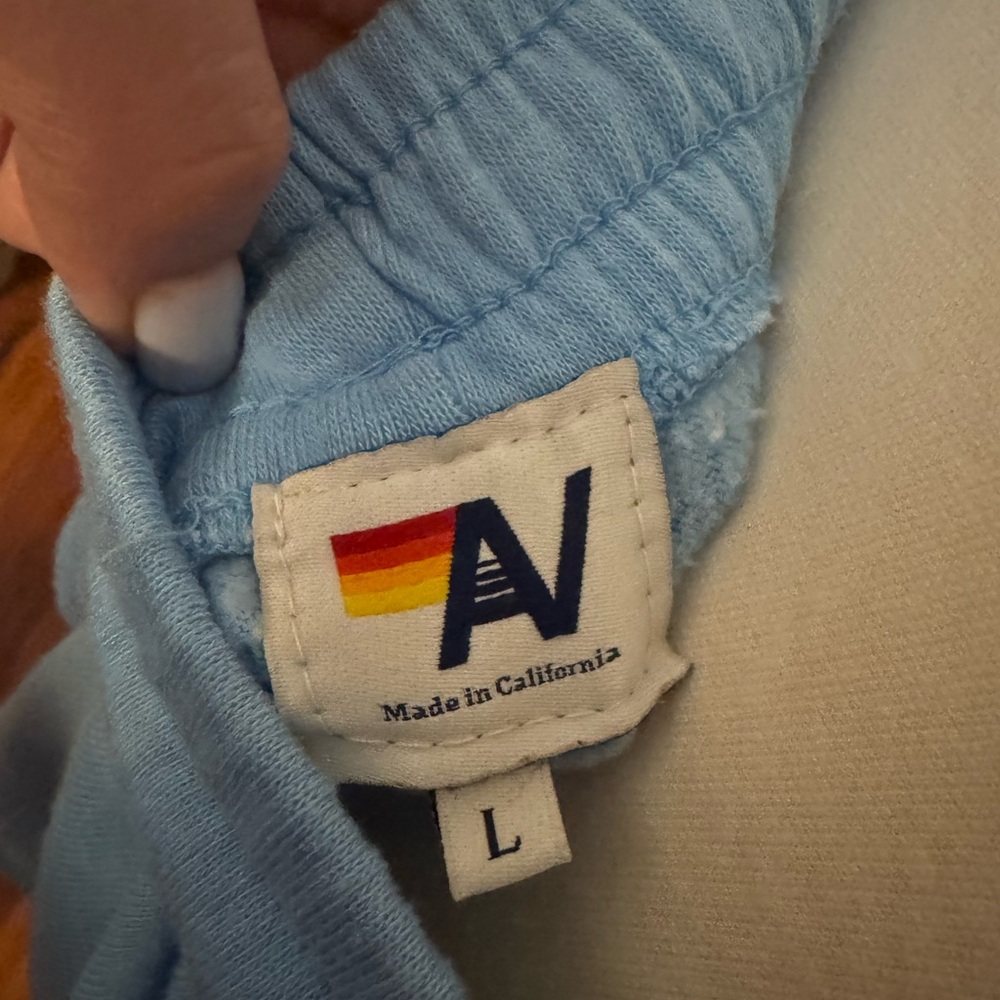 Aviator Nation Light Blue Women's Shorts - Picture 6 of 7